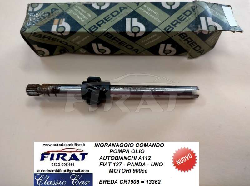 INGRANAGGIO COMANDO POMPA OLIO FIAT 127 PANDA UNO A112 (13362)